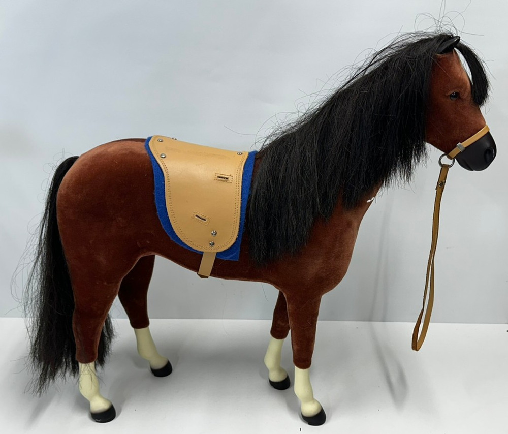 Vintage Pleasant Company American Girl Horse Penny 19" Felicity Brown w/ Tack